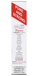 Adams Extract ClearVan, Clear Imitation Vanilla Extract, Gluten Free, 1.5 FL OZ Glass Bottle (Pack of 1)