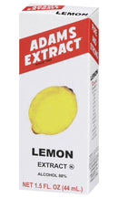 Adams Extract Lemon Extract, True Fruit Flavor, Gluten Free, 1.5 FL OZ Glass Bottle (Pack of 1)