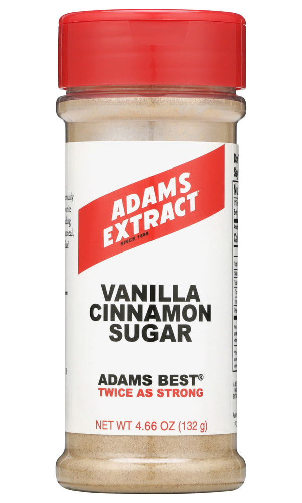 Adams Best Vanilla Cinnamon Sugar, 4.66 OZ Bottle