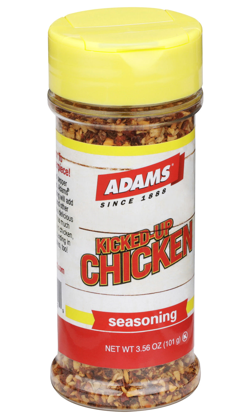 Adams Kicked-Up Chicken Seasoning, 3.56 Ounce Bottle (Pack of 1)