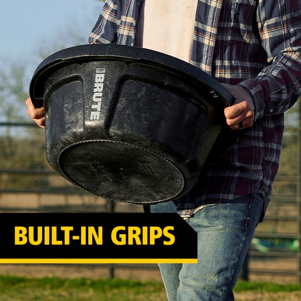 BRUTE Mutli-Purpose Feed Container, 6 Gallon, Pack of 2