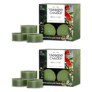 Yankee Candle Scented Tea Light Candles, Mistletoe, 0.44 OZ, 12-Count, Pack of 2 (24 Candles Total)