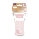NUK for Nature 5-Piece Feeding Essentials Girl Collection – Cups, Pretensils, Suction Plate & Bowl Set