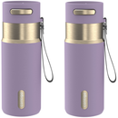 Contigo AutoSeal Vacuum-Insulated Stainless Steel Travel Mug, Purple Carrot Champagne, 16 Ounce