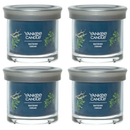 Yankee Candle Small Tumbler Scented Single Wick Jar Candle, Bayside Cedar, Over 20 Hours of Burn Time, 4.3 Ounce (Pack of 4)