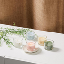 Yankee Candle Signature Votive Mini Candle Jar, Coconut Beach Scent, Natural Soy Wax Blend Candle with Natural Fiber Wick, 1.3 OZ Glass Jar (Pack of 4)