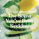 Yankee Candle Large Tumbler Scented Candle, Cucumber Mint Cooler, 20 oz