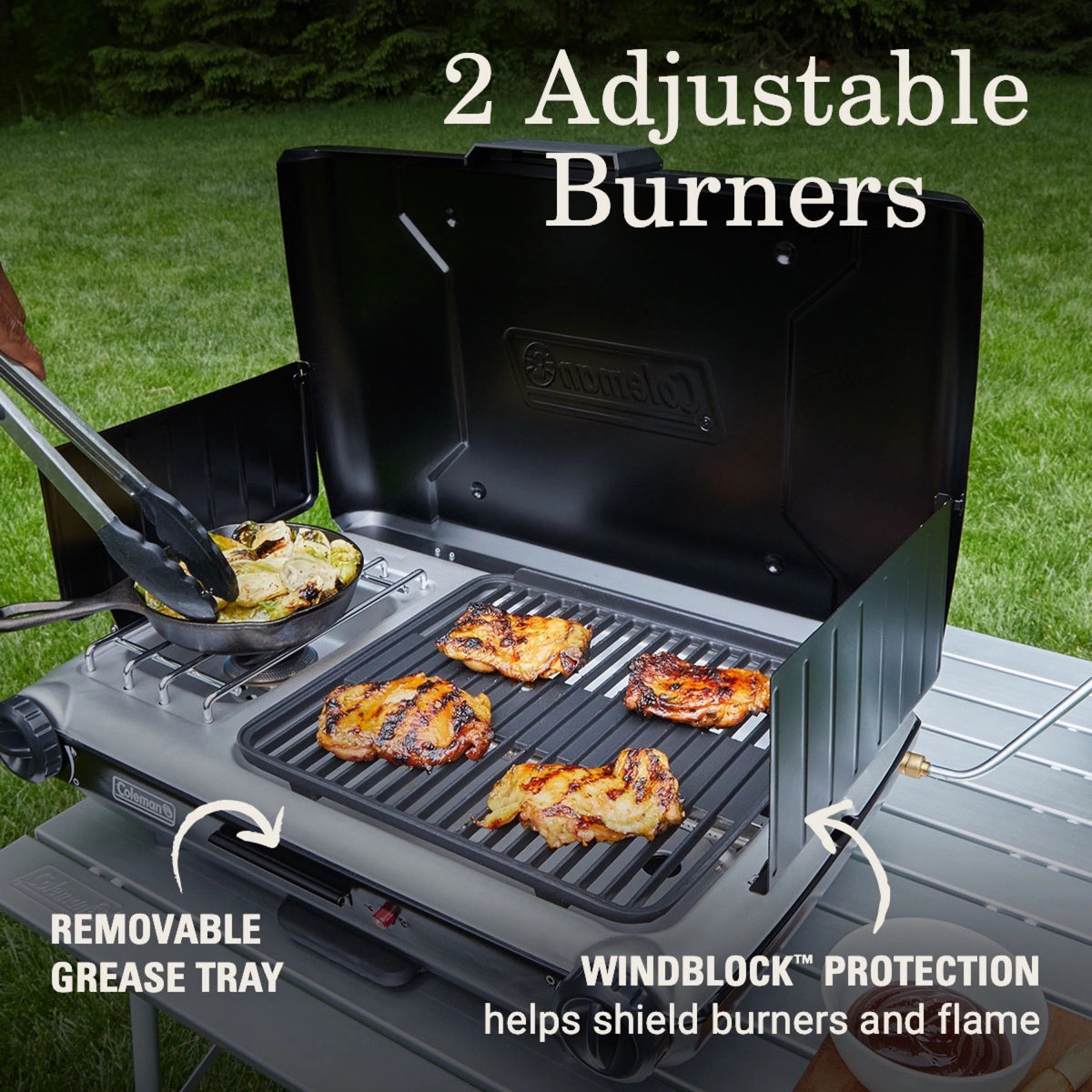 バーベキュー・調理用品 Coleman COOLSTAGE 2-WAY GRILL Coleman JP Cool Stage 2-Way Grill — Thailandoutdoorshop