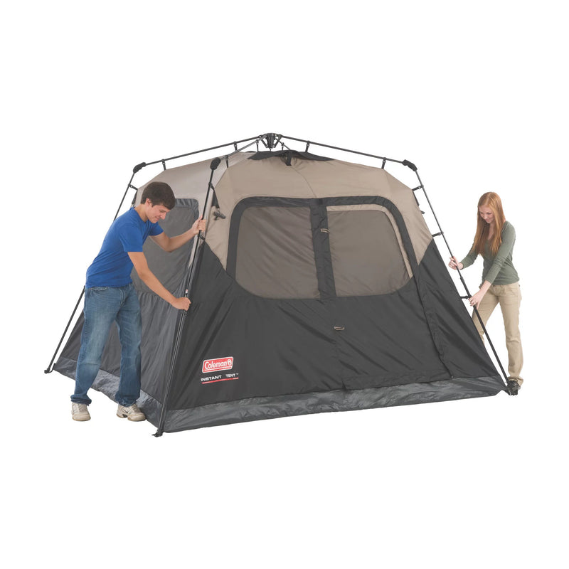 Coleman Camping Tent with Instant Setup - 6 Person Weatherproof Tent with WeatherTec Technology, Double-Thick Fabric, and Included Carry Bag, Sets Up in 60 Seconds