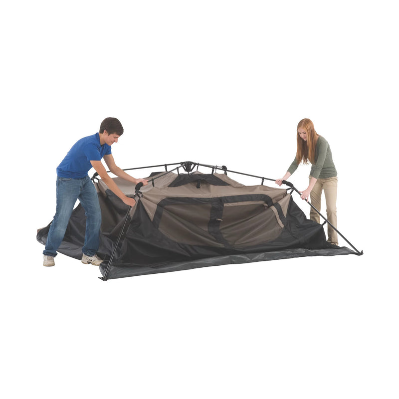 Coleman Camping Tent with Instant Setup - 6 Person Weatherproof Tent with WeatherTec Technology, Double-Thick Fabric, and Included Carry Bag, Sets Up in 60 Seconds