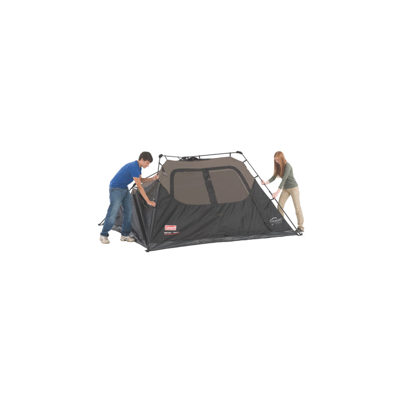 Coleman Camping Tent with Instant Setup - 6 Person Weatherproof Tent with WeatherTec Technology, Double-Thick Fabric, and Included Carry Bag, Sets Up in 60 Seconds