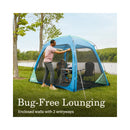 Coleman Screen Tent—Skyshade 8 x 8 Screen Dome Canopy, Medium Blue