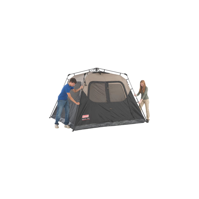 Coleman Camping Tent with Instant Setup - 4 Person Weatherproof Tent with WeatherTec Technology, Double-Thick Fabric, and Included Carry Bag, Sets Up in 60 Seconds