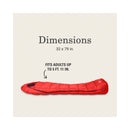 Coleman Tidelands 40° Mummy Sleeping Bag, Red