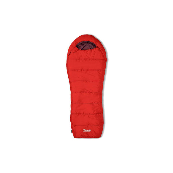 Coleman Tidelands 40° Mummy Sleeping Bag, Red