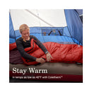 Coleman Tidelands 40° Mummy Sleeping Bag, Red