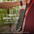 Coleman Camping Tent | Skylodge 10 Person Tent | Instant, Blackberry