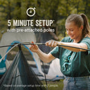 Coleman Camping Tent | Skydome 8 Person Tent | XL, Blue Nights