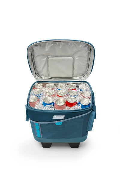 Coleman Sportflex Insulated Soft Cooler with Expandable Active Stretch Pockets & High Capacity, Ocean