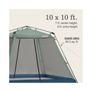 Coleman Screen Tent—Skylodge 10 x 10 Instant Screen Canopy Tent, Moss Green