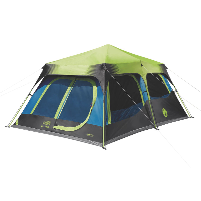 Coleman Camping Tent with Instant Setup, 10 Person Weatherproof Tent with WeatherTec Technology, Double-Thick Fabric, and Included Carry Bag, Sets Up in 60 Seconds