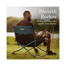 Coleman Cross Rocker Rocking Chair, Deep Ocean Blue