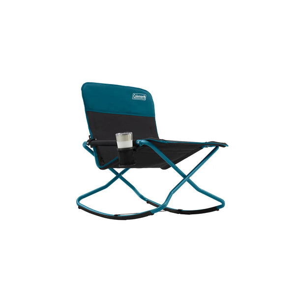 Coleman Cross Rocker Rocking Chair, Deep Ocean Blue