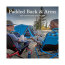 Coleman Cross Rocker Rocking Chair, Red