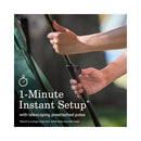 Coleman Screen Tent—Skylodge 10 x 10 Instant Screen Canopy Tent, Moss Green