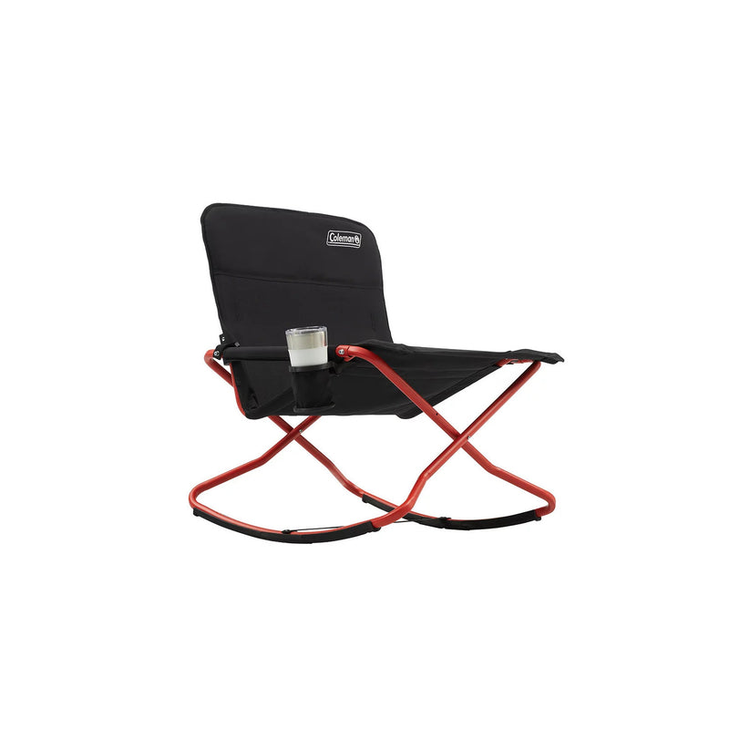 Coleman Cross Rocker Rocking Chair, Red