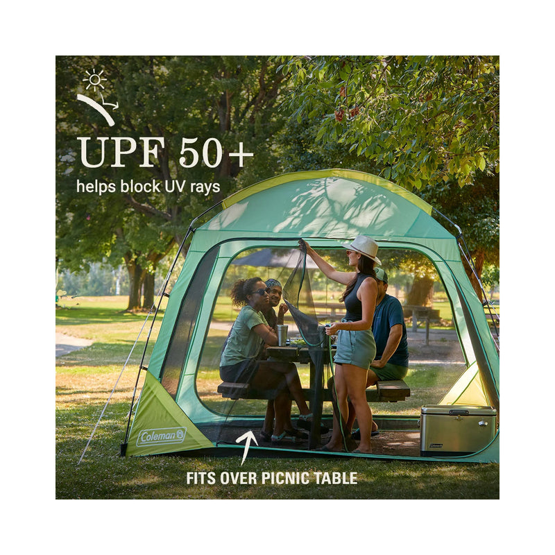 Coleman Screen Tent Skyshade 10 x 10 Screen Dome Canopy, Moss Green