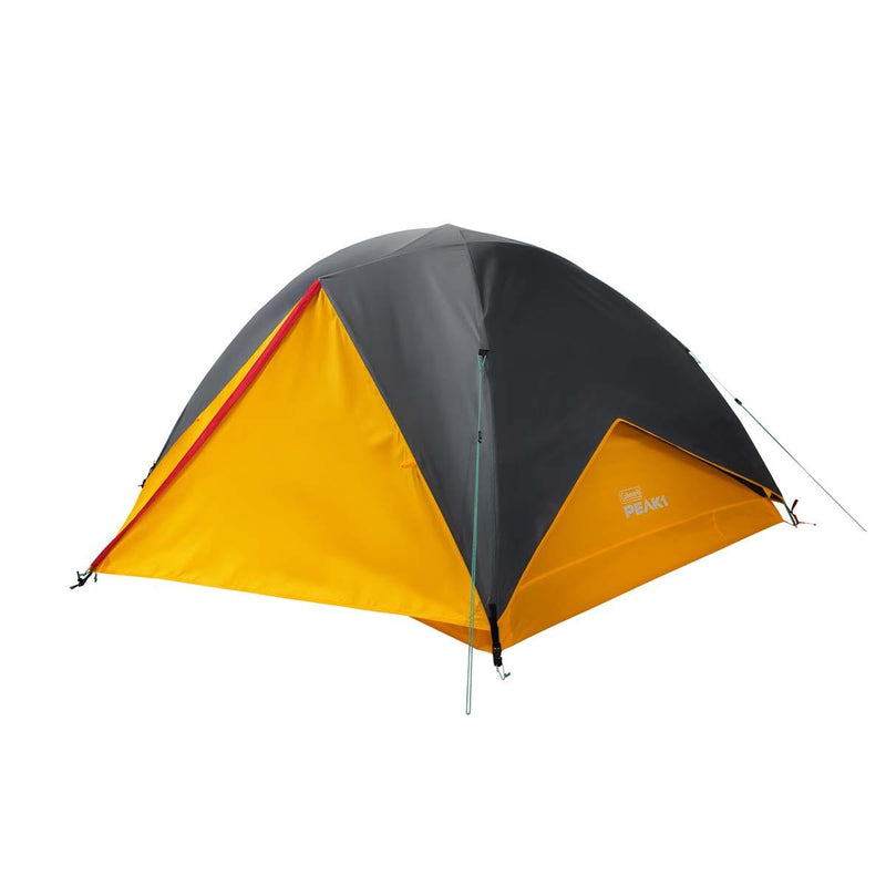 Coleman PEAK1 3-Person Backpacking Dome Tent, Marigold Dark Stone