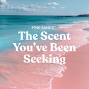 Yankee Candle Medium Pillar Scented Candle, Pink Sands, 14.25 oz (2-Pack)