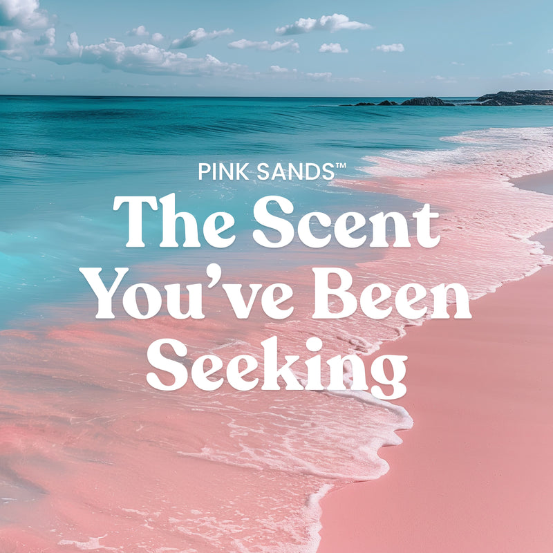 Yankee Candle Medium Pillar Scented Candle, Pink Sands, 14.25 oz (2-Pack)