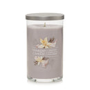 Yankee Candle Medium Pillar Scented Candle, Smoked Vanilla & Cashmere, 14.25 oz (2-Pack)