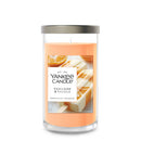 Yankee Candle Medium Pillar Scented Candle, Tangerine & Vanilla, 14.25 oz (2-Pack)