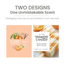 Yankee Candle Medium Pillar Scented Candle, Tangerine & Vanilla, 14.25 oz (2-Pack)