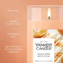 Yankee Candle Medium Pillar Scented Candle, Tangerine & Vanilla, 14.25 oz (2-Pack)
