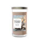 Yankee Candle Medium Pillar Scented Candle, Seaside Woods, 14.25 oz (2-Pack)