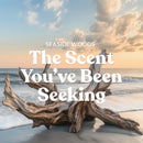 Yankee Candle Medium Pillar Scented Candle, Seaside Woods, 14.25 oz (2-Pack)