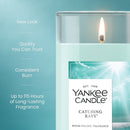 Yankee Candle Medium Pillar Scented Candle, Catching Rays, 14.25 oz (2-Pack)