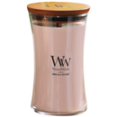 WoodWick Large Hourglass Scented Candle, Crackles as it Burns, Vanilla Sea Salt, 21oz