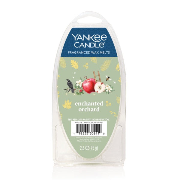 Yankee Candle Enchanted Orchard Fragranced Wax Melts, 6 Wax Spheres per Package, Pack of 4 (24 Cubes Total)