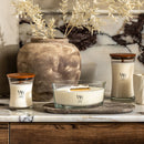 WoodWick Medium Hourglass Scented Candle, Crackles as it Burns, Solar Haze, 9.7oz