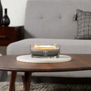 WoodWick Scented Trilogy Ellipse Candle, Fireside | Redwood | Sandalwood Clove, 16 oz