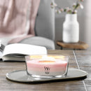 WoodWick Scented Trilogy Ellipse Candle, Melon Blossom | Coastal Sunset | Palo Santo, 16oz