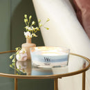 WoodWick Scented Trilogy Ellipse Candle, Sagewood & Seagrass | Seaside Neroli | Vanilla & Sea Salt, 16oz