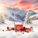 Yankee Candle Small Tumbler Scented Single Wick Jar Candle, Santa on Skis, 4.3 Ounce (Pack of 2)