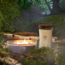 WoodWick Large Hourglass Scented Candle, Crackles as it Burns, Solar Haze, 21oz