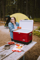 Coleman Vintage 54 Qt. Steel Belted Cooler, Red